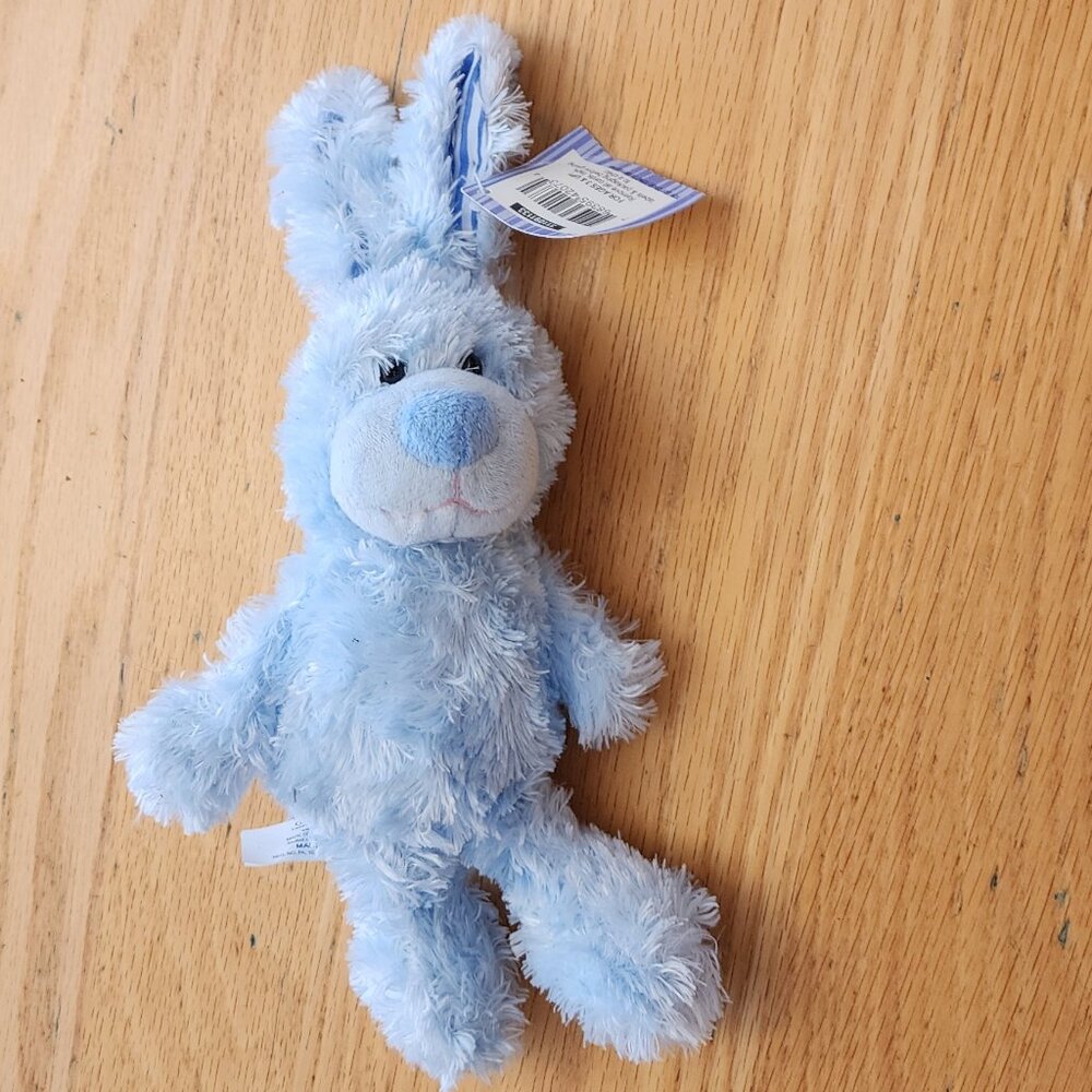 NWT Galerie Blue Bunny Stuffed Animal Toy